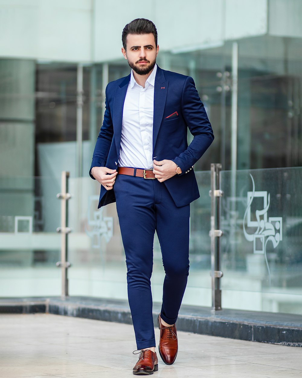 Lacivert Slim Takım Elbise