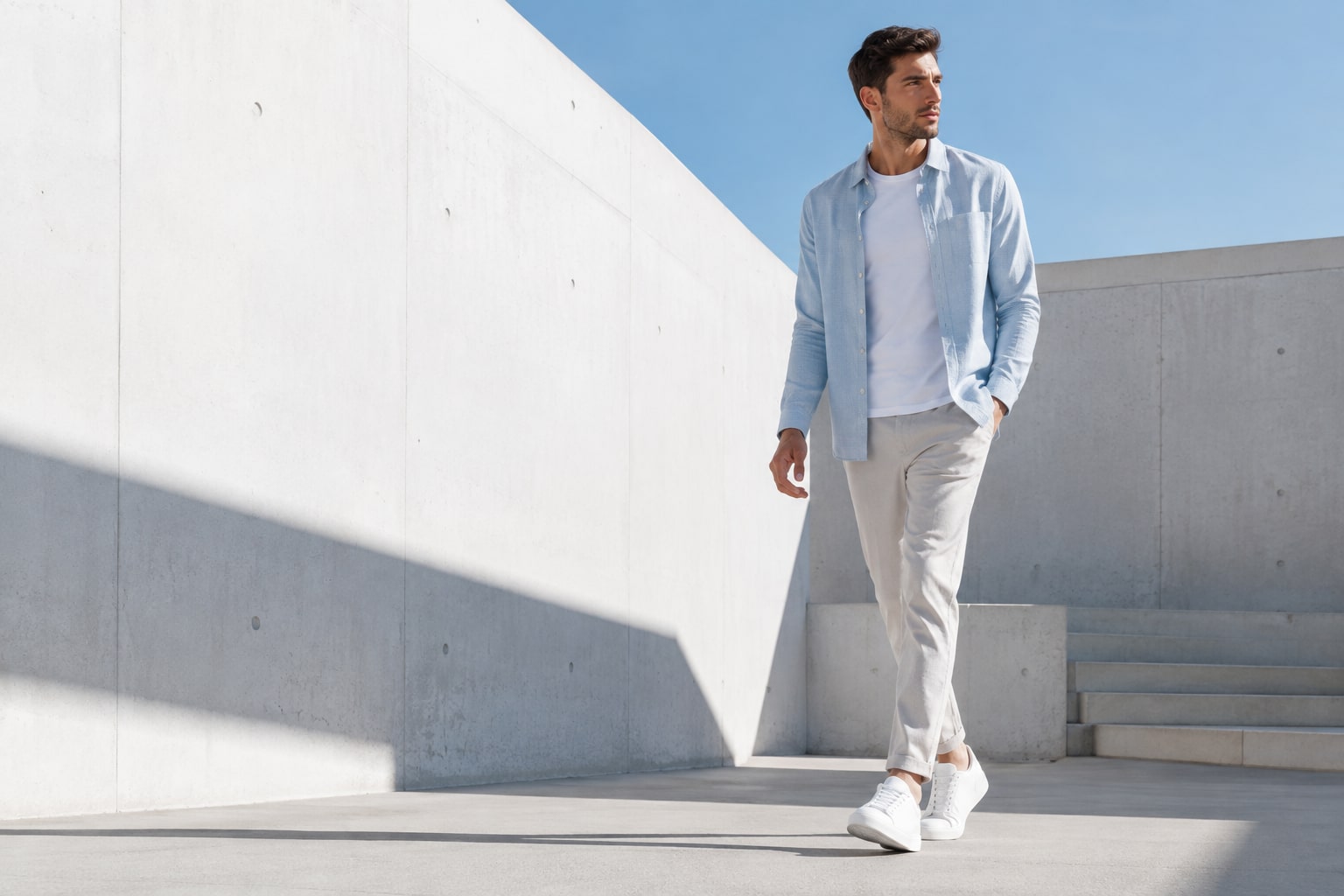 Mavi Dokulu Overshirt